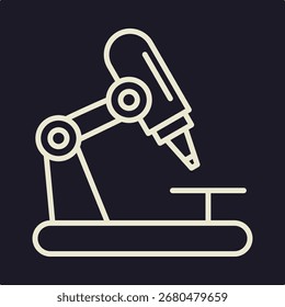 Microscope trendy charming design useful creative vector Illustration art colorful background.eps