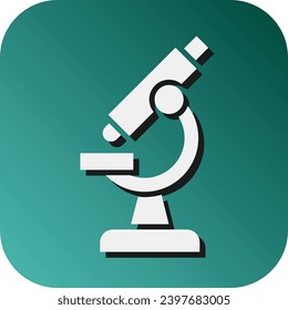 Microscope Vector Glyph Gradient Background Icon For Personal And Commercial Use.
