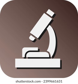 Microscope Vector Glyph Gradient Background Icon For Personal And Commercial Use.
