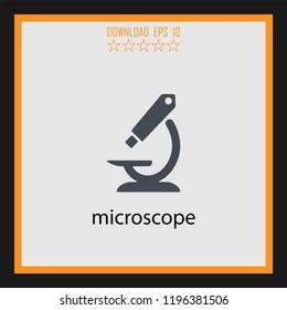 microscope  vector icon