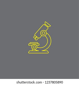 Microscope vector icon