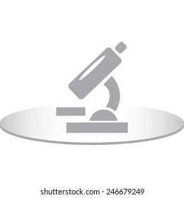 Microscope vector icon 