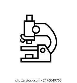 Microscope vector icon. Microscope icon,