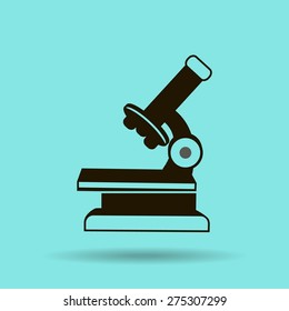 microscope vector icon