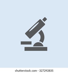 Microscope vector icon