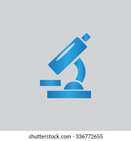 Microscope vector icon