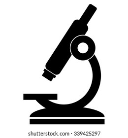 Microscope vector icon.