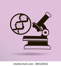 microscope vector icon