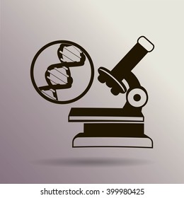 microscope vector icon