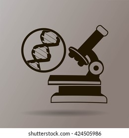 microscope vector icon