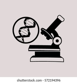 microscope vector icon