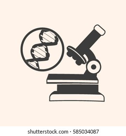 microscope vector icon