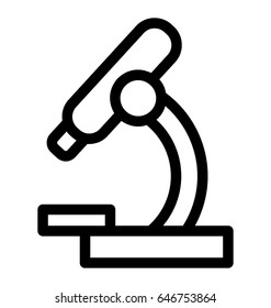 Microscope Vector Icon