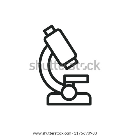 microscope vector icon