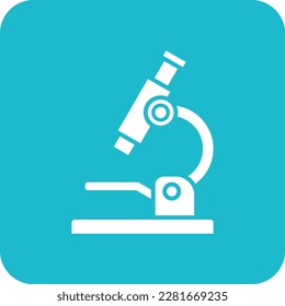 Microscope vector icon. Can be used for printing, mobile and web applications.