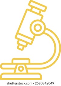 Microscope vector icon. Can be used for printing, mobile and web applications.