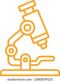 Microscope vector icon. Can be used for printing, mobile and web applications.