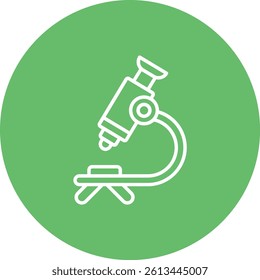 Microscope vector icon. Can be used for printing, mobile and web applications.