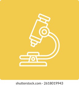Microscope vector icon. Can be used for printing, mobile and web applications.