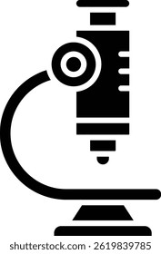 Microscope vector icon. Can be used for printing, mobile and web applications.