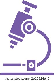 Microscope vector icon. Can be used for printing, mobile and web applications.