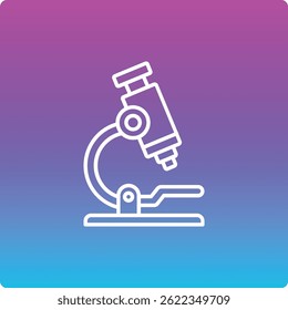 Microscope vector icon. Can be used for printing, mobile and web applications.
