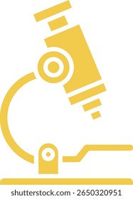 Microscope vector icon. Can be used for printing, mobile and web applications.