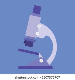 microscope vector icon. chemistry lab microscope vector. microscope school education