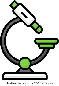 Microscope Vector Icon Design Symbol