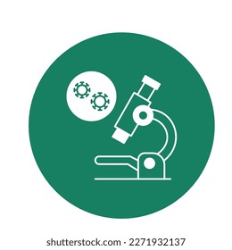 Microscope Vector Icon easily modify

