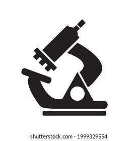 Microscope vector icon flat design