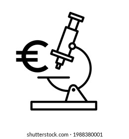 Microscope Vector icon illustration design