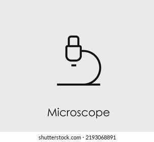 Microscope vector icon. Symbol in Line Art Style for Design, Presentation, Website or Mobile Apps Elements, Logo. Microscope symbol illustration. Pixel vector graphics - Vector - Shutterstock ID 2193068891