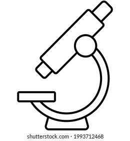 Microscope Vector icon that can easily modify or edit