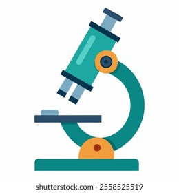 microscope vector icon with white background