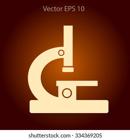 Microscope vector illustration