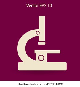 Microscope vector illustration