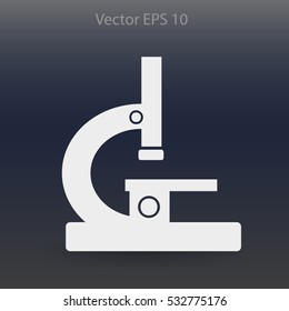 Microscope vector illustration