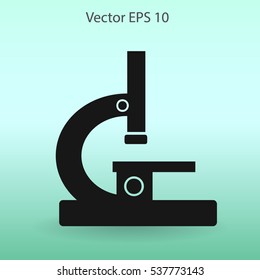 Microscope vector illustration