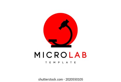 Microscopelogo icon design template vector elements for your company brand.