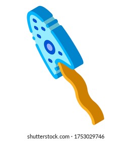 Microscopic Bacteria Germs vector isometric sign. color isolated symbol illustration