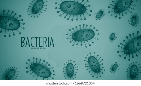 microscopic bacteria or virus infection background design