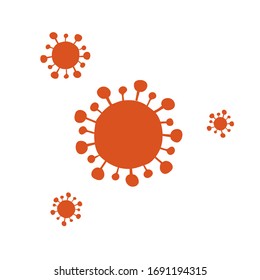 mikroskopisches Korona-Virus, Nahaufnahme