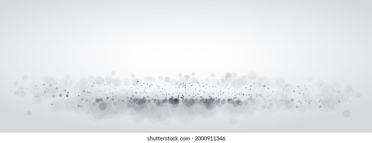 Microscopic style image with biological science theme vector illustration, abstract background with transparent and depth of field effect.