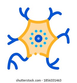 Microscopic Virus Bacterium Vector Thin Line Icon. Medical Science Unhealthy Bacterium Linear Pictogram. Microbe Type Infection Biology Microorganism Contour Illustration