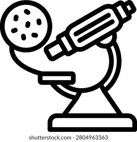 Microscopic World Vector Design Icon Style