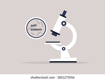 Microscopically low self-esteem, a metaphorical concept of self-evaluation