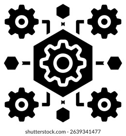 Microservices Icon Element For Design