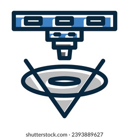 Microsurgery Vector Thick Line Filled Dark Colors Icons For Personal And Commercial Use.
