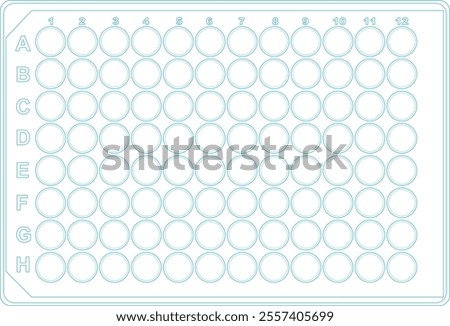 Microtiter plate or ELISA plate for laboratory analyses